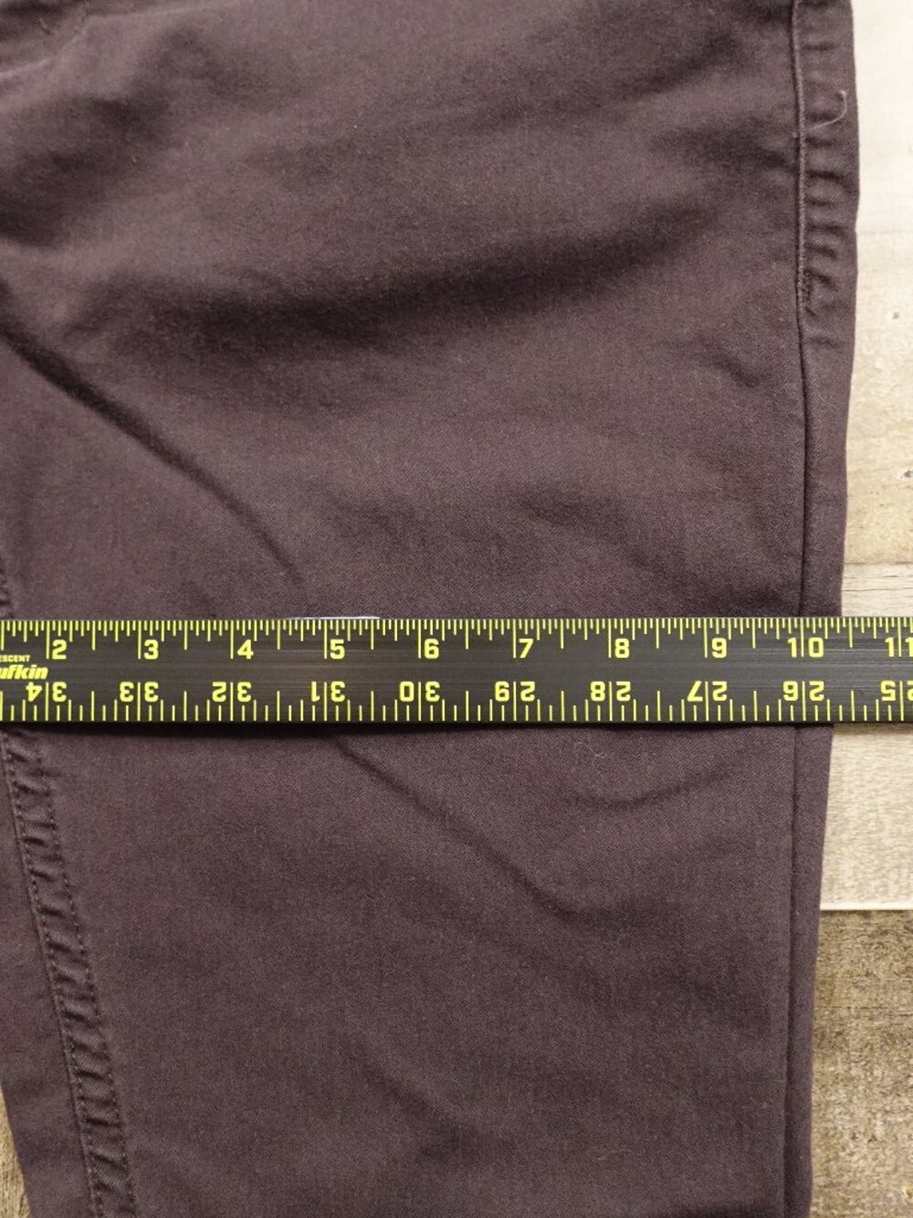 Toad&Co Silvie Skinny Jeans Women’s 12 Eggplant Purple Stretch Denim Mid Rise - Picture 7 of 13